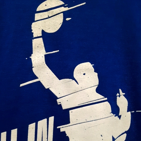 DALLAS MAVERICKS AUTHENTIC BLUE T SHIRT NEW! XL - Picture 3 of 5